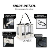 EdenPetz Clearview Premium Pet Handbag Carrier - 10: FancyPetTags.com
