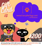 FancyPetTags (FPT) Gift Cards - 2: FancyPetTags.com