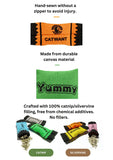 100-catnipsilvervine-filled-canvas-candy-wrappers-6pcs-9660809 - FancyPetTags.com