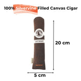 100-catnipsilvervine-filled-canvas-cigar-4134999 - FancyPetTags.com