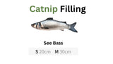 100-silvervinecatnip-filled-fish-cuddle-toy-4505478 - FancyPetTags.com