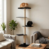 72 inches Wall Mounted Cat Tower - Perfect for small spaces - FancyPetTags.com