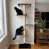 72 inches Wall Mounted Cat Tower - Perfect for small spaces - FancyPetTags.com