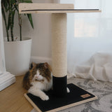 Arbre à chat Noba en contreplaqué moderne à 1 niveau