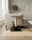 Arbre à chat Noba en contreplaqué moderne à 1 niveau