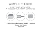 Cateco Odour-Eliminating Litter box - Complete Starter Kit - FancyPetTags.com