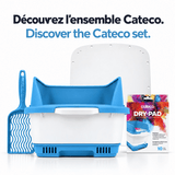 Cateco Odour-Eliminating Litter box - Complete Starter Kit - 4: FancyPetTags.com