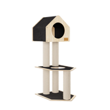 condo-hideout-2-level-deluxe-cat-tree-5154263 - FancyPetTags.com