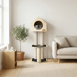 condo-hideout-2-level-deluxe-cat-tree-5885192 - FancyPetTags.com