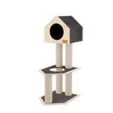 condo-hideout-2-level-deluxe-cat-tree-9446580 - FancyPetTags.com
