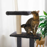 hut-hideout-deluxe-3-level-cat-tree-3706231 - FancyPetTags.com