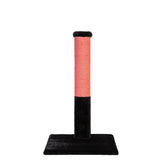 Noba Classic 28" Scratching Post - Black Faux Fur - FancyPetTags.com