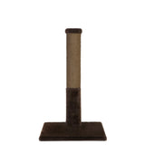 noba-classic-28-scratching-post-brown-faux-fur-7403034 - FancyPetTags.com