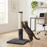 noba-classic-28-scratching-post-grey-faux-fur-4978545 - FancyPetTags.com