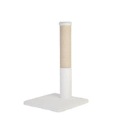 noba-classic-28-scratching-post-white-faux-fur-1196216 - FancyPetTags.com