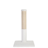 noba-classic-28-scratching-post-white-faux-fur-5829113 - FancyPetTags.com