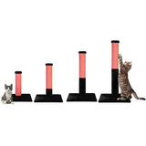 Noba Evolution - 4 in 1 Scratching post - Black Faux Fur - FancyPetTags.com
