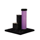 Noba Evolution - 4 in 1 Scratching post - Black Faux Fur - FancyPetTags.com