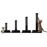 Noba Evolution - 4 in 1 Scratching post - Black Faux Fur - FancyPetTags.com
