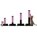 Noba Evolution - 4 in 1 Scratching post - Black Faux Fur - FancyPetTags.com