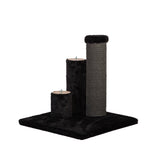 Noba Evolution - 4 in 1 Scratching post - Black Faux Fur - FancyPetTags.com