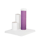 noba-evolution-4-in-1-scratching-post-white-faux-fur-3142241 - FancyPetTags.com