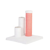 noba-evolution-4-in-1-scratching-post-white-faux-fur-8673446 - FancyPetTags.com