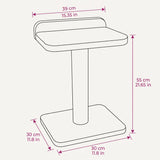 noba-modern-plywood-1-level-cat-tree-1652979 - FancyPetTags.com