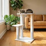 noba-modern-plywood-2-level-cat-tree-3866836 - FancyPetTags.com