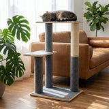 noba-modern-plywood-2-level-cat-tree-9151934 - FancyPetTags.com