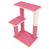 Noba Modern Plywood 2-Level Cat Tree | Pink | FancyPetTags.com