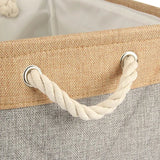 Personalised Pet Toy Basket | Custom Name Canvas Storage Basket for Dogs & Cats - 18: FancyPetTags.com