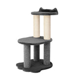 relaxation-2-level-cat-tree-grey-faux-fur-9759844 - FancyPetTags.com