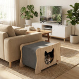 The Hammock Scratchable Cat House - FancyPetTags.com