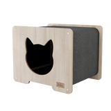 The Hut Scratchable Cat Hideout - FancyPetTags.com