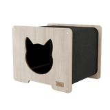 The Hut Scratchable Cat Hideout - FancyPetTags.com