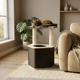 the-lodge-hideout-2-level-cat-tree-2950882 - FancyPetTags.com