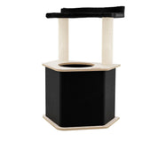 the-lodge-hideout-2-level-cat-tree-3608324 - FancyPetTags.com