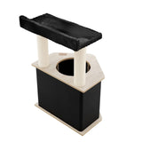 the-lodge-hideout-2-level-cat-tree-4985762 - FancyPetTags.com