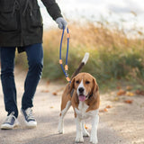 Trend Setting Hemp Rope Genuine Leather Leash - 9: FancyPetTags.com