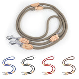 Trend Setting Hemp Rope Genuine Leather Leash - 2: FancyPetTags.com