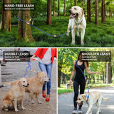 Trend Setting Hemp Rope Genuine Leather Leash - 3: FancyPetTags.com