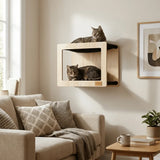 wall-mounted-double-hammock-cat-hidedout-5830776 - FancyPetTags.com
