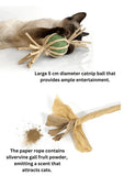 woven-silvervine-gall-fruit-candy-with-catnip-ball-4882511 - FancyPetTags.com