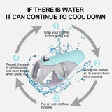 Artic Pet Cooling Back Clip Vest Harness - FancyPetTags.com