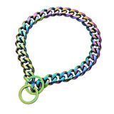 Beautiful 15mm Curb Chain Dog Collar - FancyPetTags.com