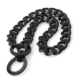 Beautiful 15mm Curb Chain Dog Collar - FancyPetTags.com
