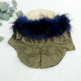 Big Mane Hooded Warm Winter Jacket - 8: FancyPetTags.com