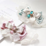 Bling Bling Glittery Organza Decorative Bowtie Collar - 4: FancyPetTags.com