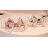 Bling Bling Glittery Organza Decorative Bowtie Collar - 5: FancyPetTags.com
